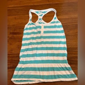 Aeropostale Blue Striped Tank Tunic Size S
